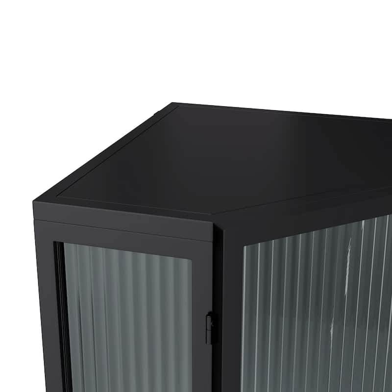 Triangular corner design bathroom cabinet