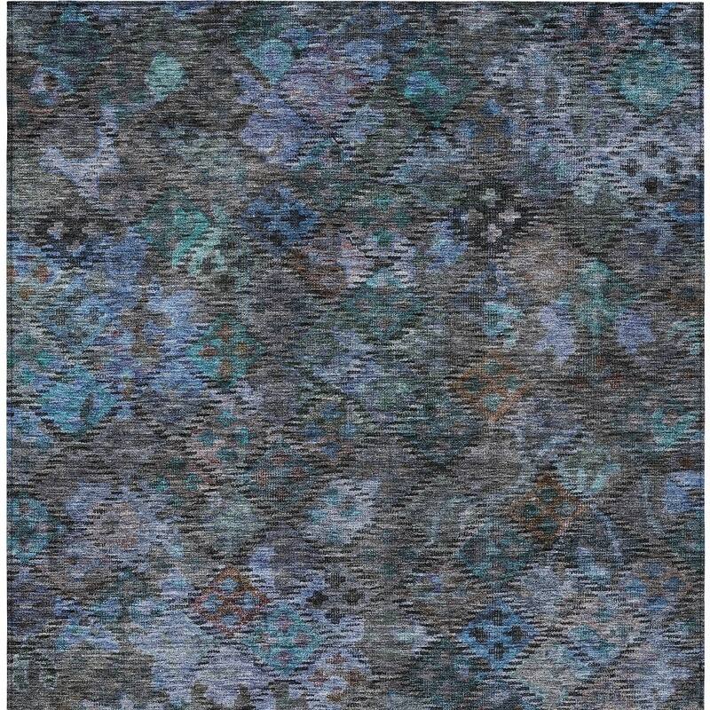HomeRoots Floral Traditional Rectangle Outdoor Rug