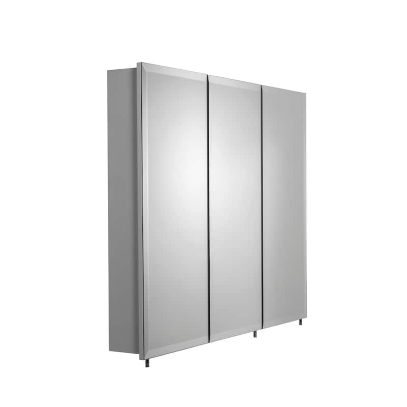 Croydex Texoma Bathroom Storage Medicine Cabinet, Easy Install, Surface Mount, 36W x 30H