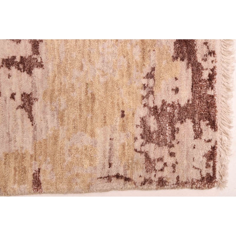 ECARPETGALLERY Hand-knotted Legacy Tan Silk, Wool Rug - 8'10 x 11'10