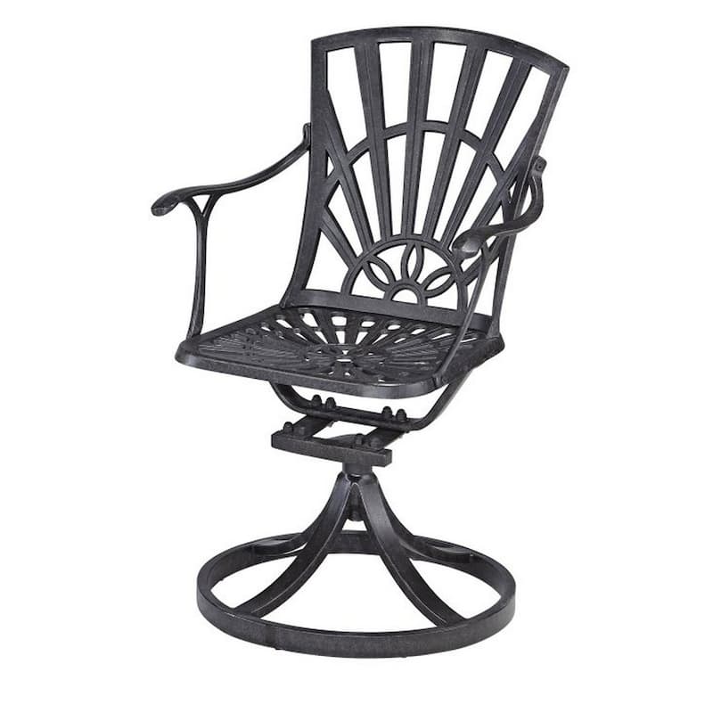 Grenada Charcoal Aluminum 7 Piece Outdoor Dining Set - 72" x 29" x 42"