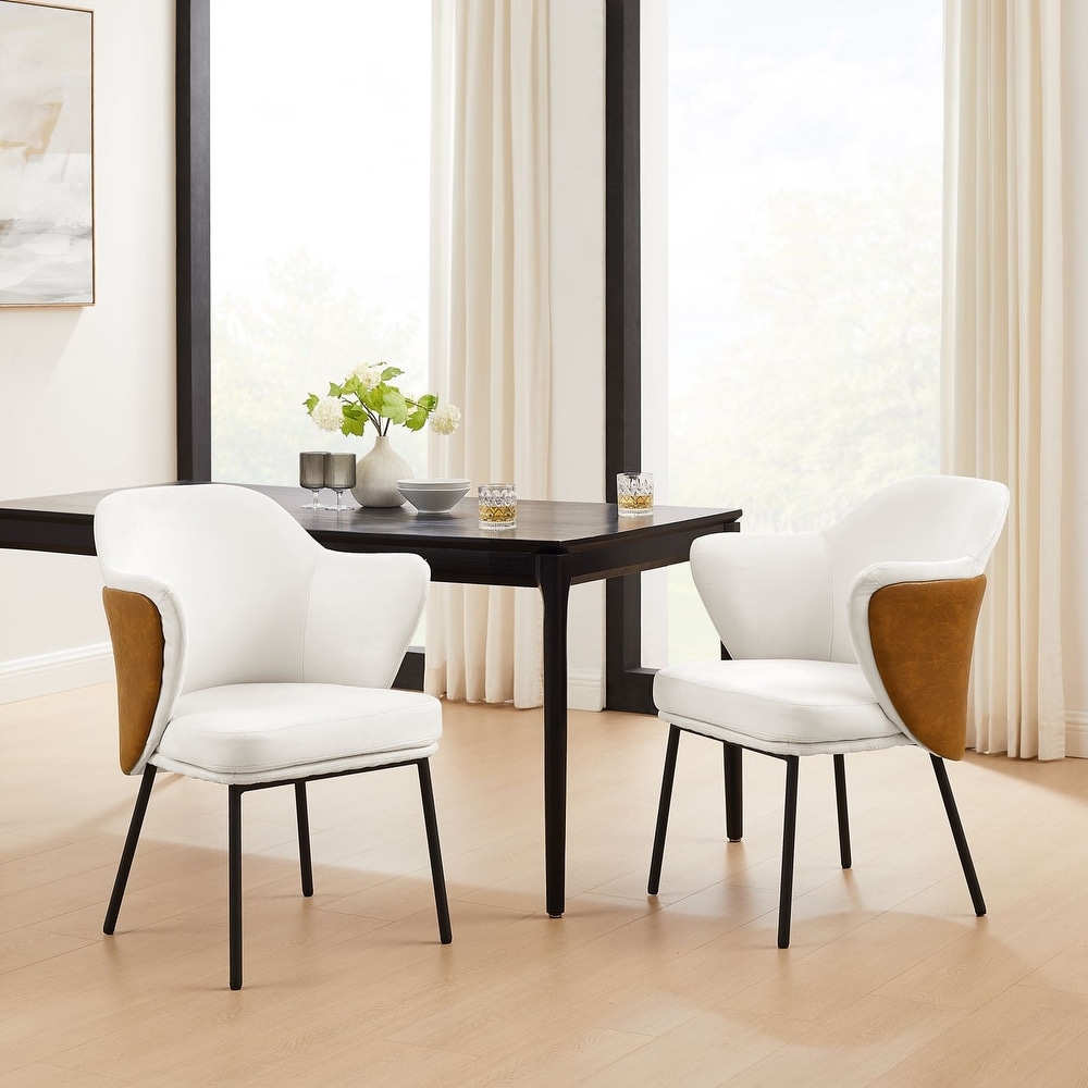 White Standard Suede Dining Chairs Bed Bath Beyond