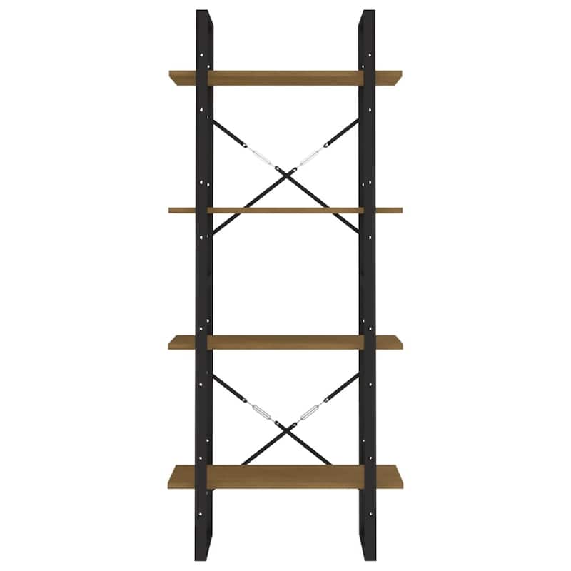vidaXL Bookshelf Book Cabinet Shelving Unit for Living Room Engineered Wood