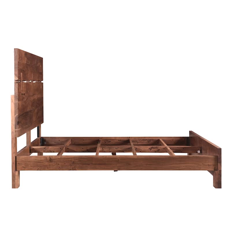 Sienna Live Edge Wood Panel Bed