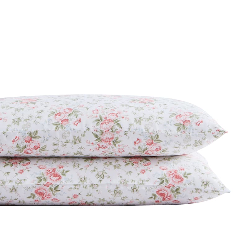 Laura Ashley Soft & Silky Sateen Printed Cotton Sheet Set