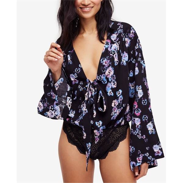 Shop Black Friday Deals On Free People Womens Forties Feel Bodysuit Jumpsuit Overstock 29417172