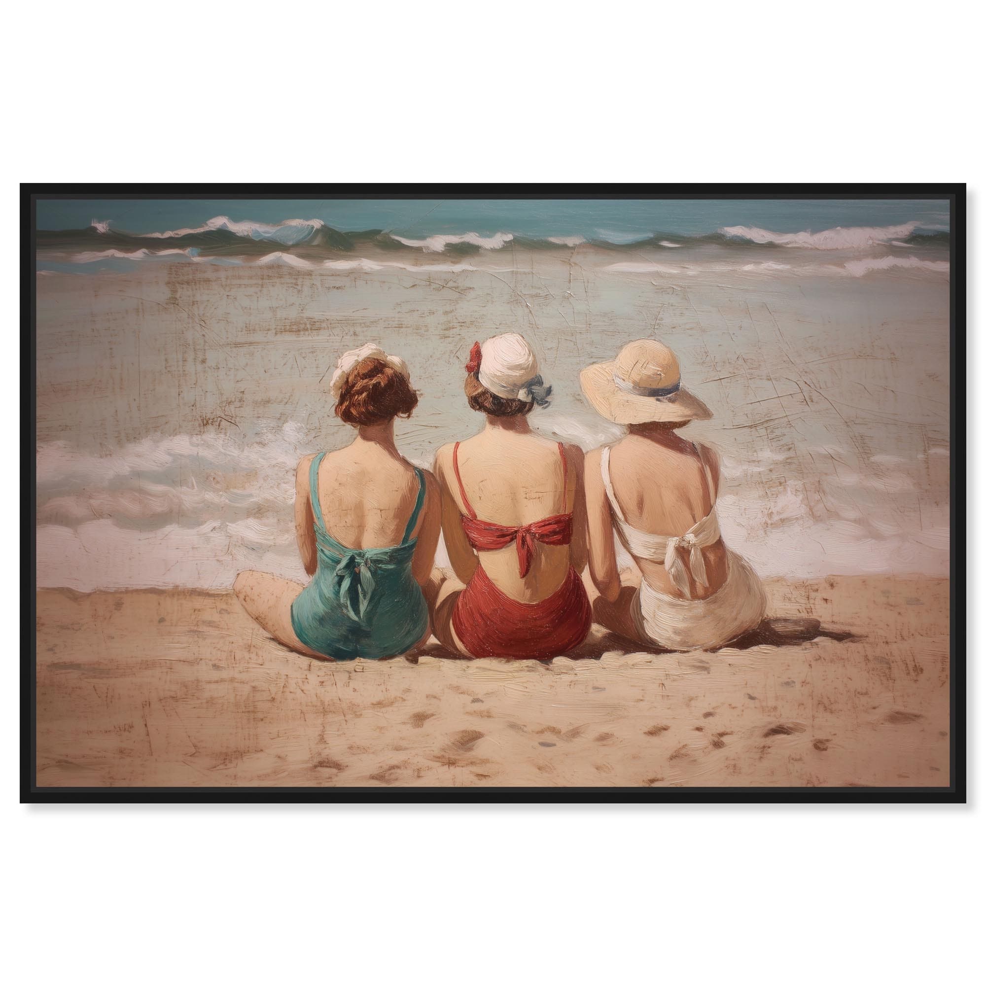 Summer's Back III Summer Decor Framed Canvas Print by Art Remedy