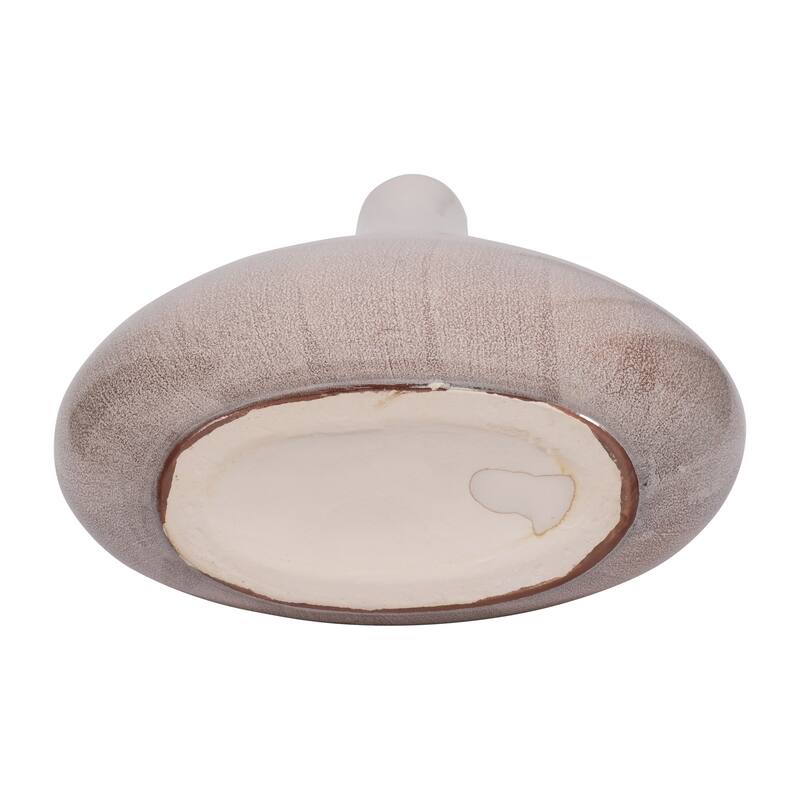 Sagebrook Home Valdiva Stoneware Vase - White, Novelty, Ombre, Elegant Home Accent in Stoneware Color