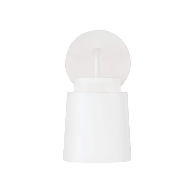 Pratt 1-Light Sconce - 5"W x 9.5"H x 6.25"E