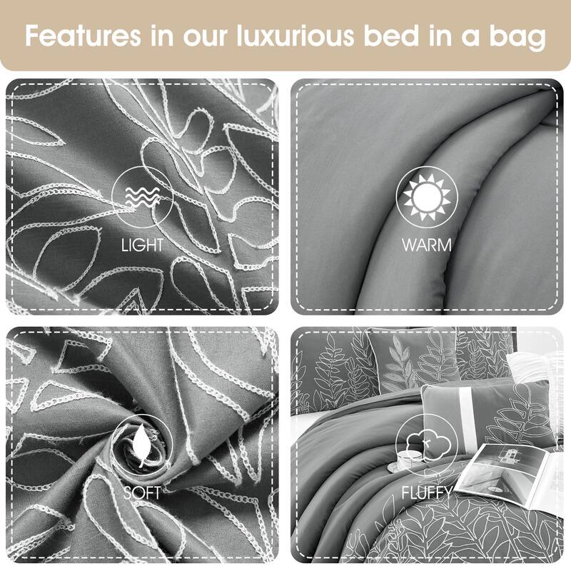Nanshing Hailey 7-Piece Embellished Comforter Set