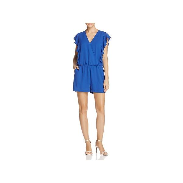 Shop Cooper Ella Womens Sophie Romper Faux Wrap Surplice