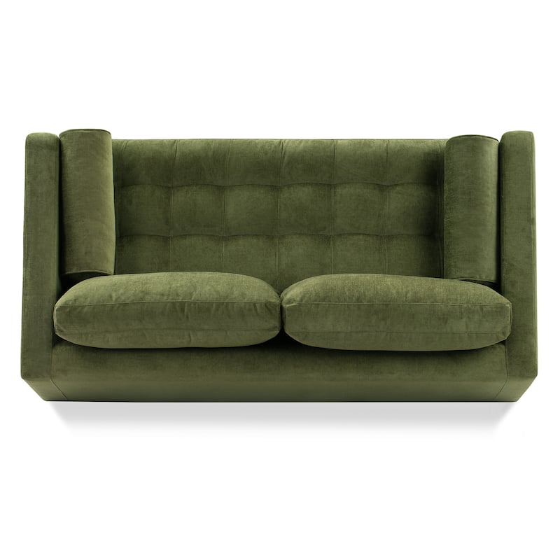 Poly & Bark Napa 72" Velvet Fabric Apartment Sofa