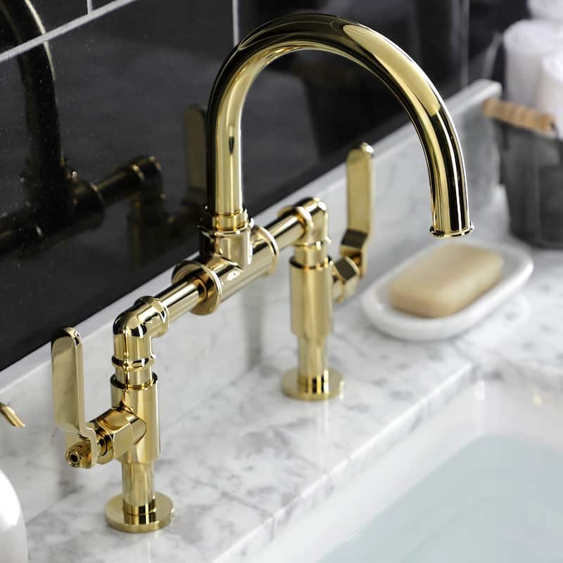 Kingston Brass Whitaker Bridge Bathroom Faucet