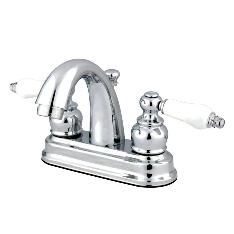 Kingston Brass Restoration 1.2 GPM Centerset Bathroom Faucet with - Polished Chrome