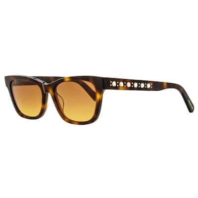 Swarovski Women's Rectangular Sunglasses - Havana