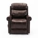 preview thumbnail 23 of 24, Lukas Faux Leather Lift Chair with Massage by Greyson Living