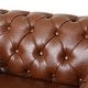 preview thumbnail 8 of 18, Castalia Chesterfield Tufted Club Chair by Christopher Knight Home - 39.00" L x 33.50" W x 28.00" H