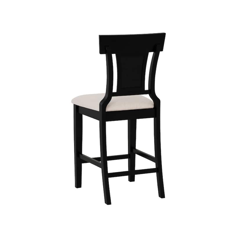Ryder Handwoven Rattan Farmhouse Counter Stool