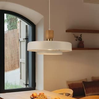 Starsky Nordic 1-Light Farmhouse Tiered Pendant