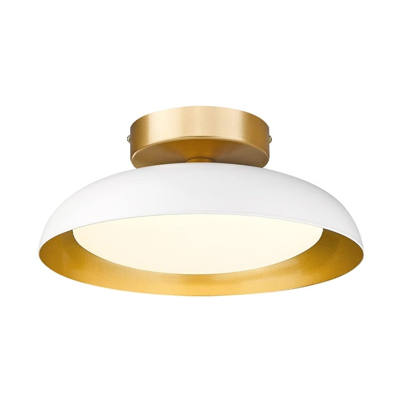 Led light fixture metal ceiling lighting white bedroom ceiling light