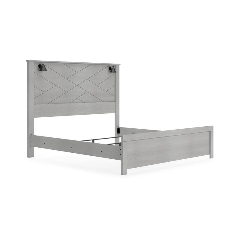 Signature Design by Ashley Gerridan Panel Bed - Light Gray - King