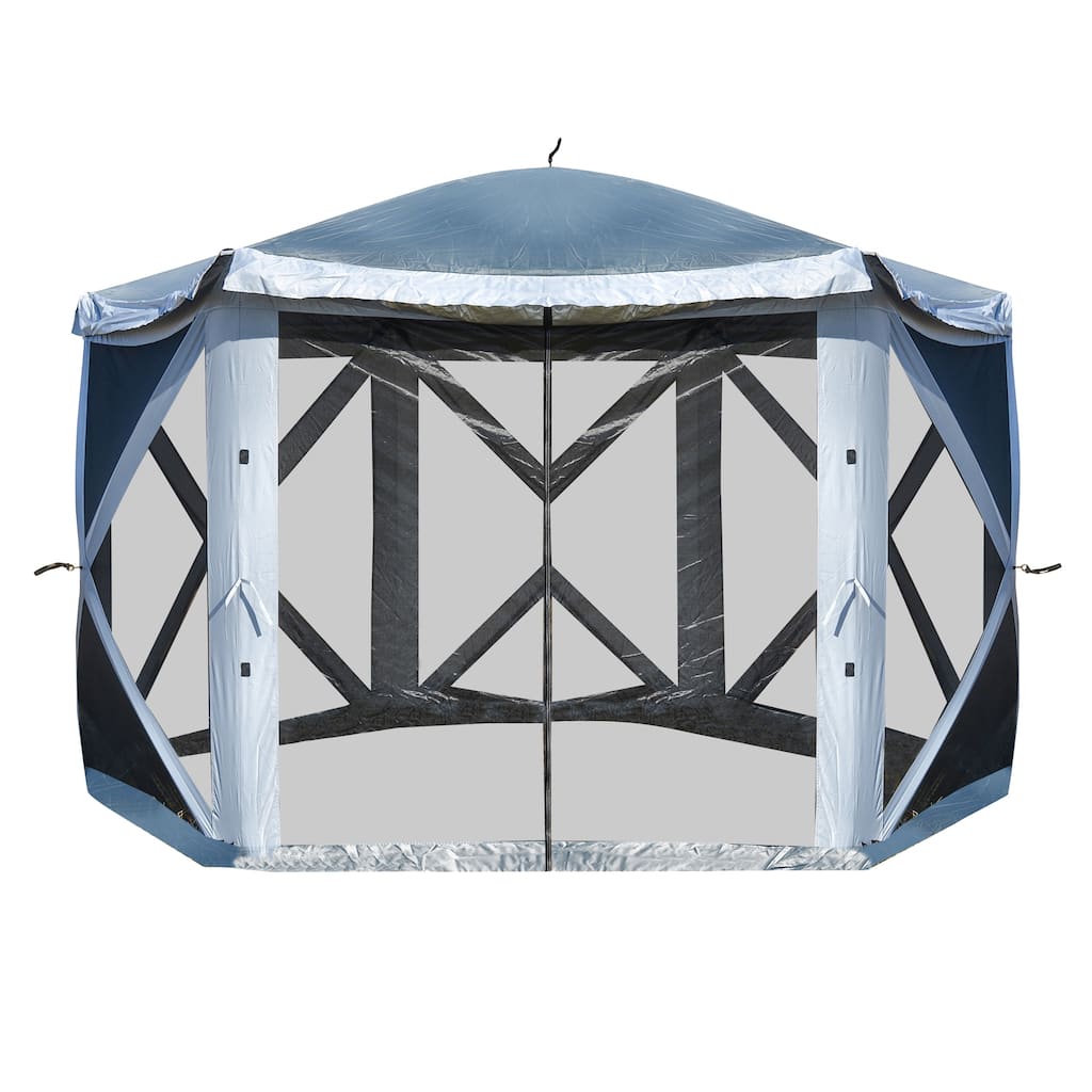 Buffalo Outdoor 11 ft. x 11 ft. Screened Pop Up Shade Tent