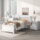 preview thumbnail 3 of 11, Twin Bed with Nightstand - Sturdy for All Ages