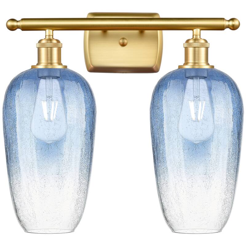 Innovations Lighting Endless Possibilities Ballston - Brookhaven Flute - 2 Light 17" Bath Vanity Light