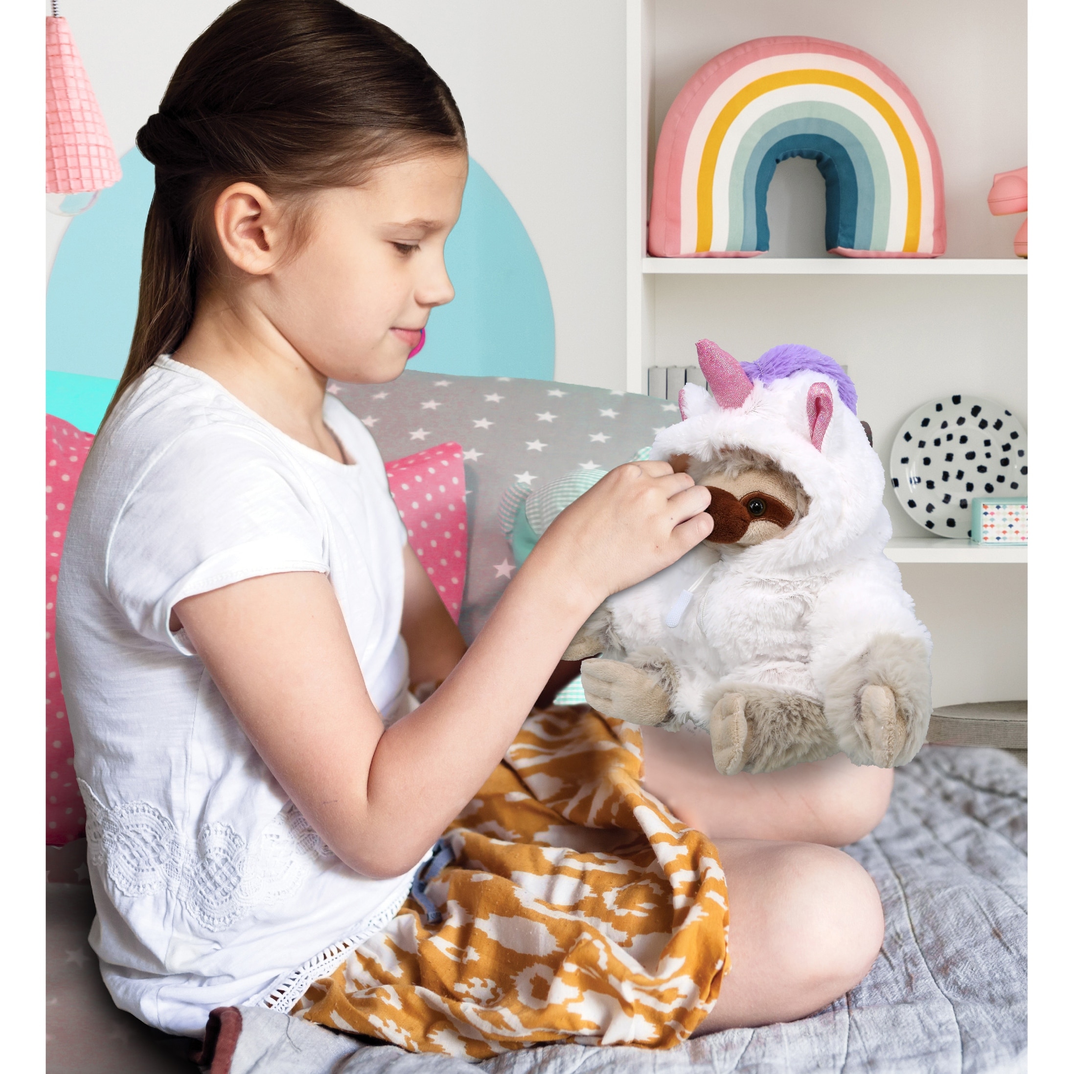 Sloth unicorn stuffed animal clearance