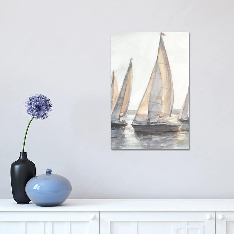 iCanvas "Plein Air Sailboats I" by Ethan Harper Canvas Print - 18x12x1.5