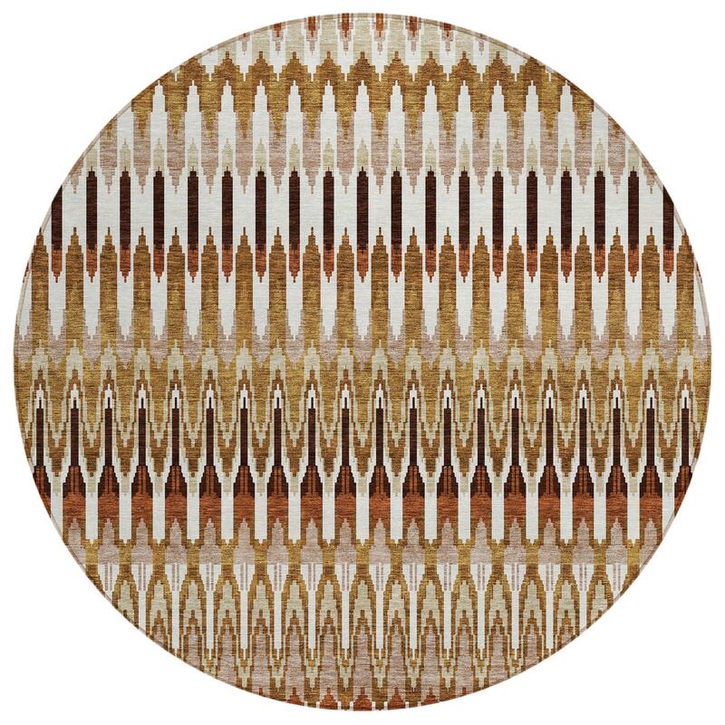 Machine Washable Indoor/ Outdoor Chantille Moroccan Boho Rug