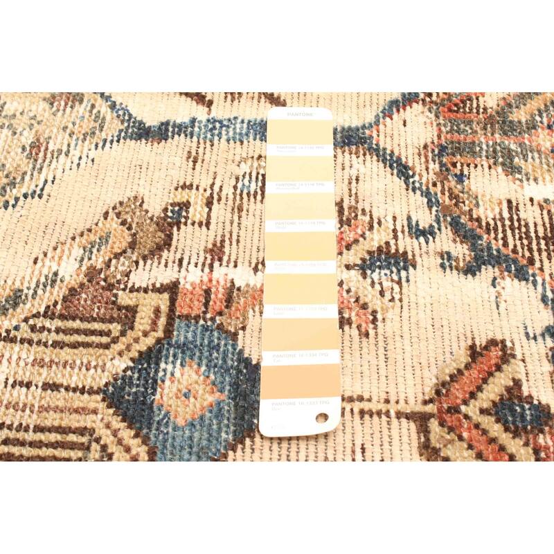 ECARPETGALLERY Hand-knotted Antalya Vintage Beige Wool Rug - 2'8 x 8'6