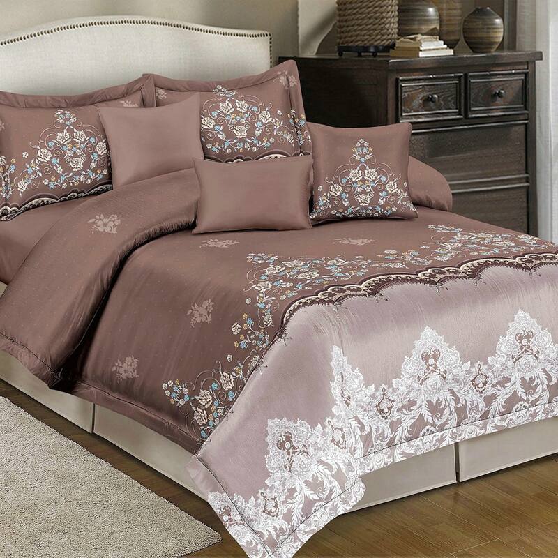Shatex Kids 2 Piece Textured Striped Comforter Set