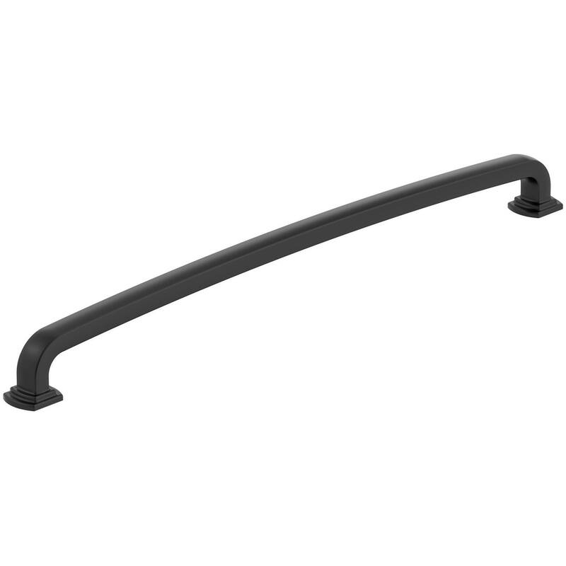Amerock BP55524 Surpass 12-5/8" Center to Center Handle Cabinet Pull - Matte Black