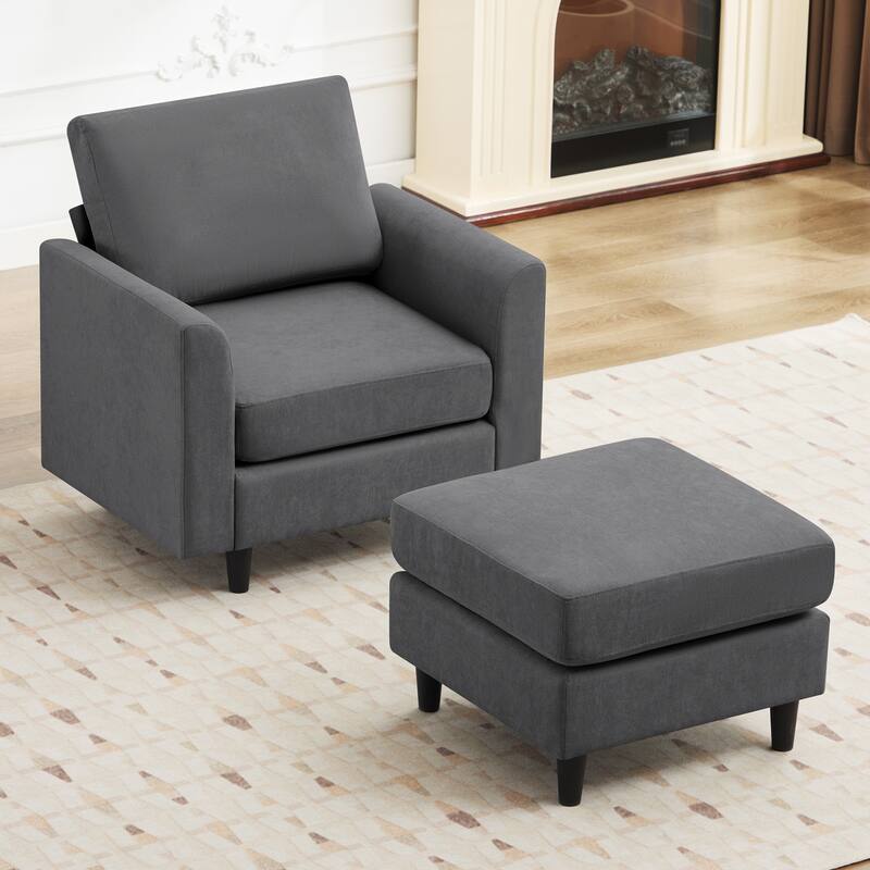 Snow Velvet Sectional Sofa