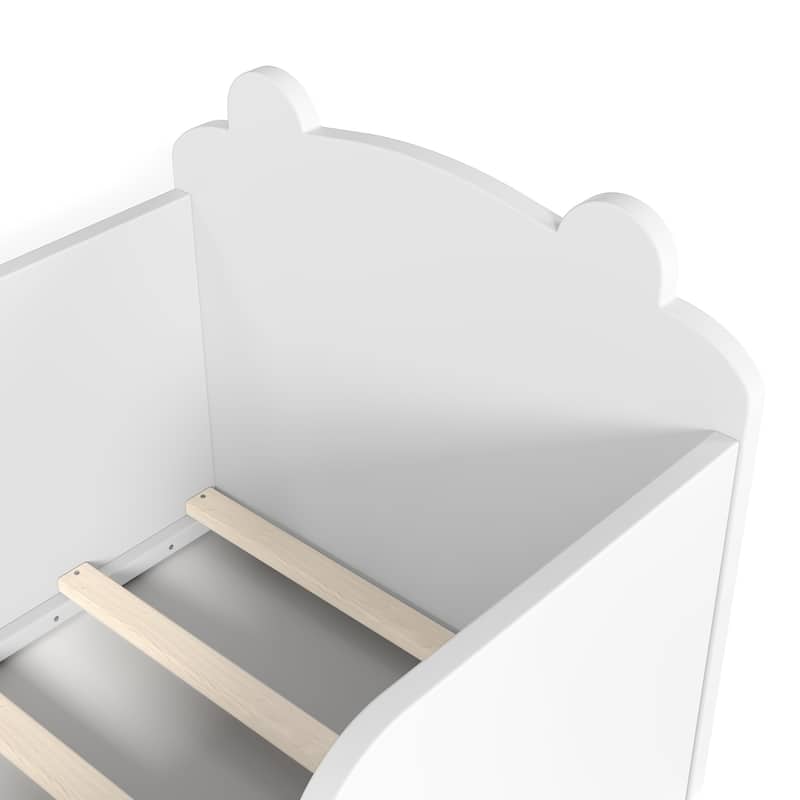 Toddler Floor Bed Frame - Bear Shape Cot Bed for Boys & Girls Ages 3-6