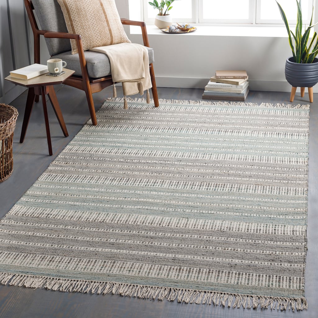 Artistic Weavers Daraki Handmade Cottage Striped Jute Blend Area Rug