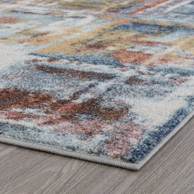 Rayna Bohemian & Eclectic Geometric Indoor Area Rug