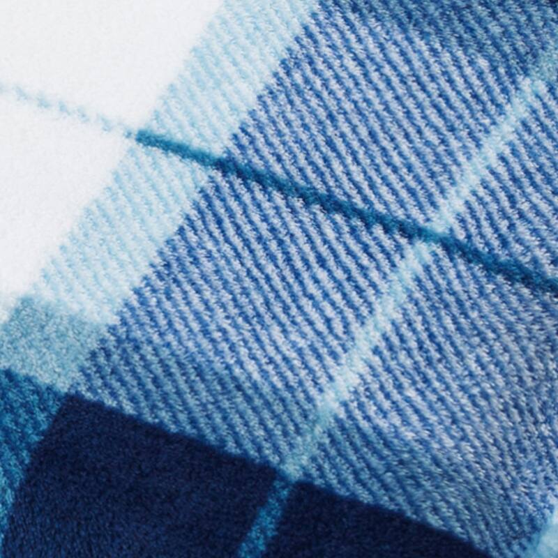Nautica Northsail Ultra Soft Plush Fleece Blue Blanket