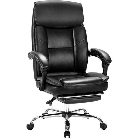 COLAMY Executive Office Chair With Footrest
