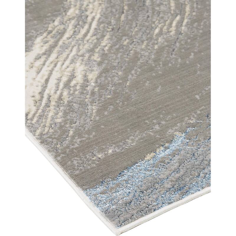 Zaxe Abstract Area Rug By HomeRoots - 9' x 12'