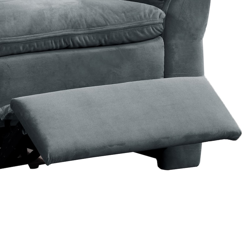 Electric Recliner Chair with USB Port and Gentle Lumbar Massage,Ideal for Living Rooms, Home Theaters,or Bedrooms