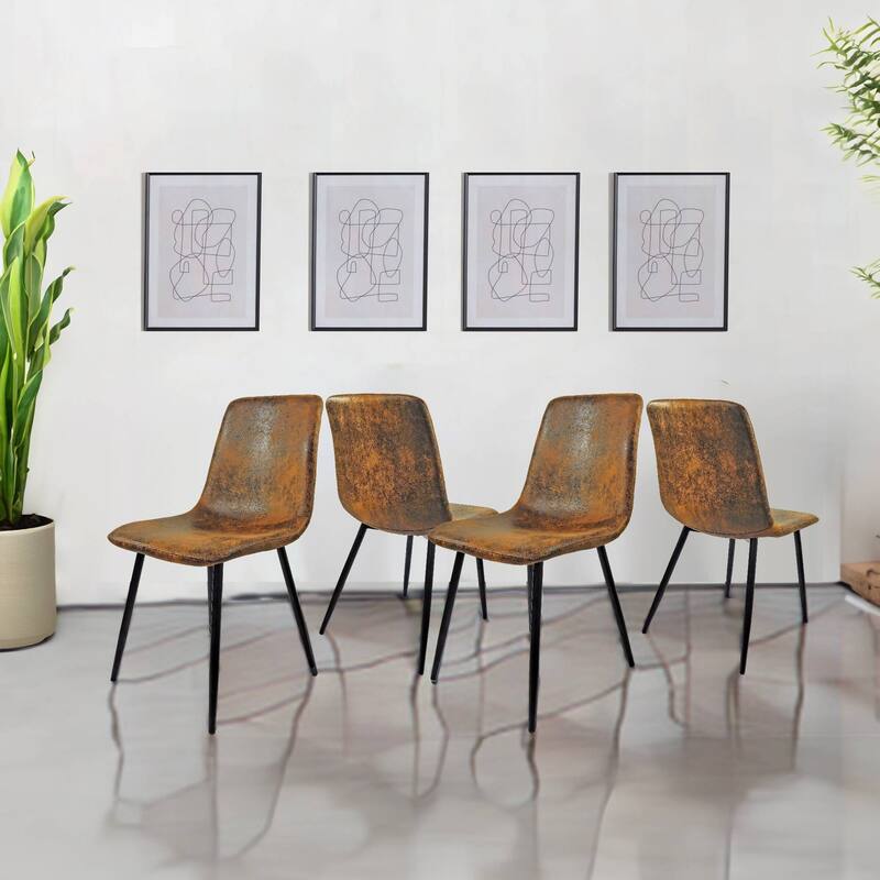 Mid Century Wooden Kitchen Table Set for Restaurant 5 Piece Sets
