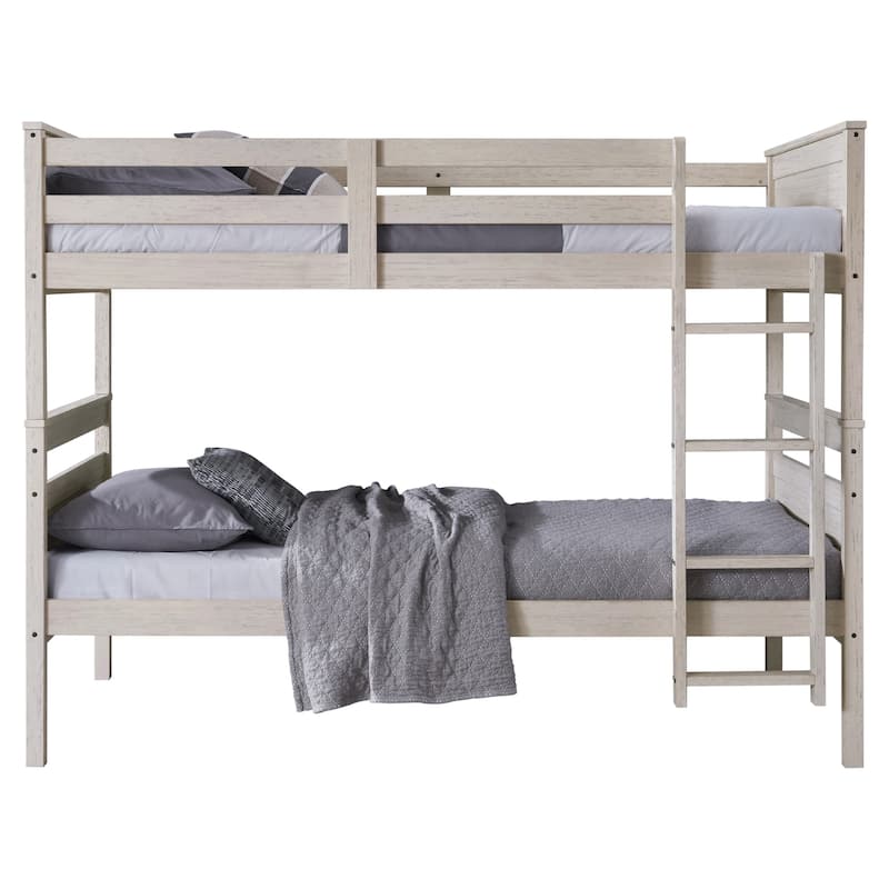 Clayfell Exeter Twin Over Twin Solid Wood Standard Bunk Bed