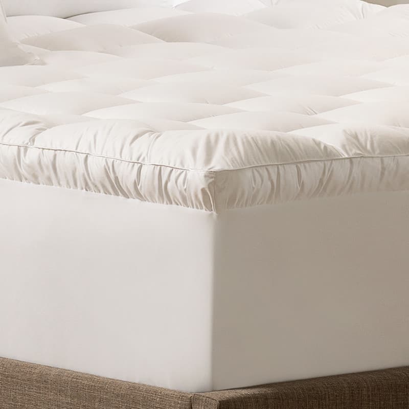 Serta Down Illusion Pillowtop Mattress Topper, Down Alternative - White