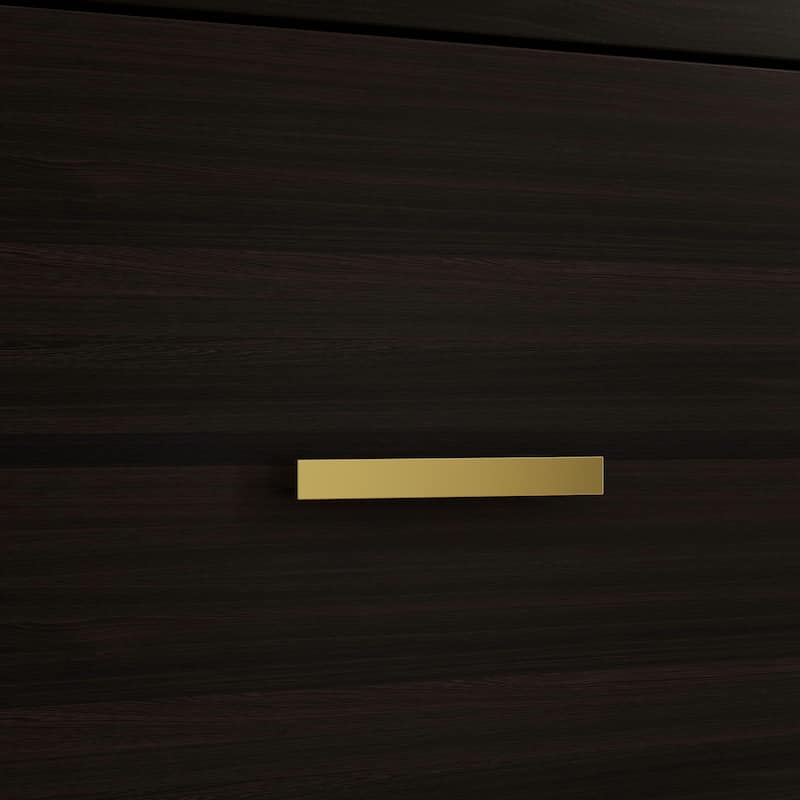 Kerrogee Bedroom Armoires Wardrobe with Mirror Drawers and Doors