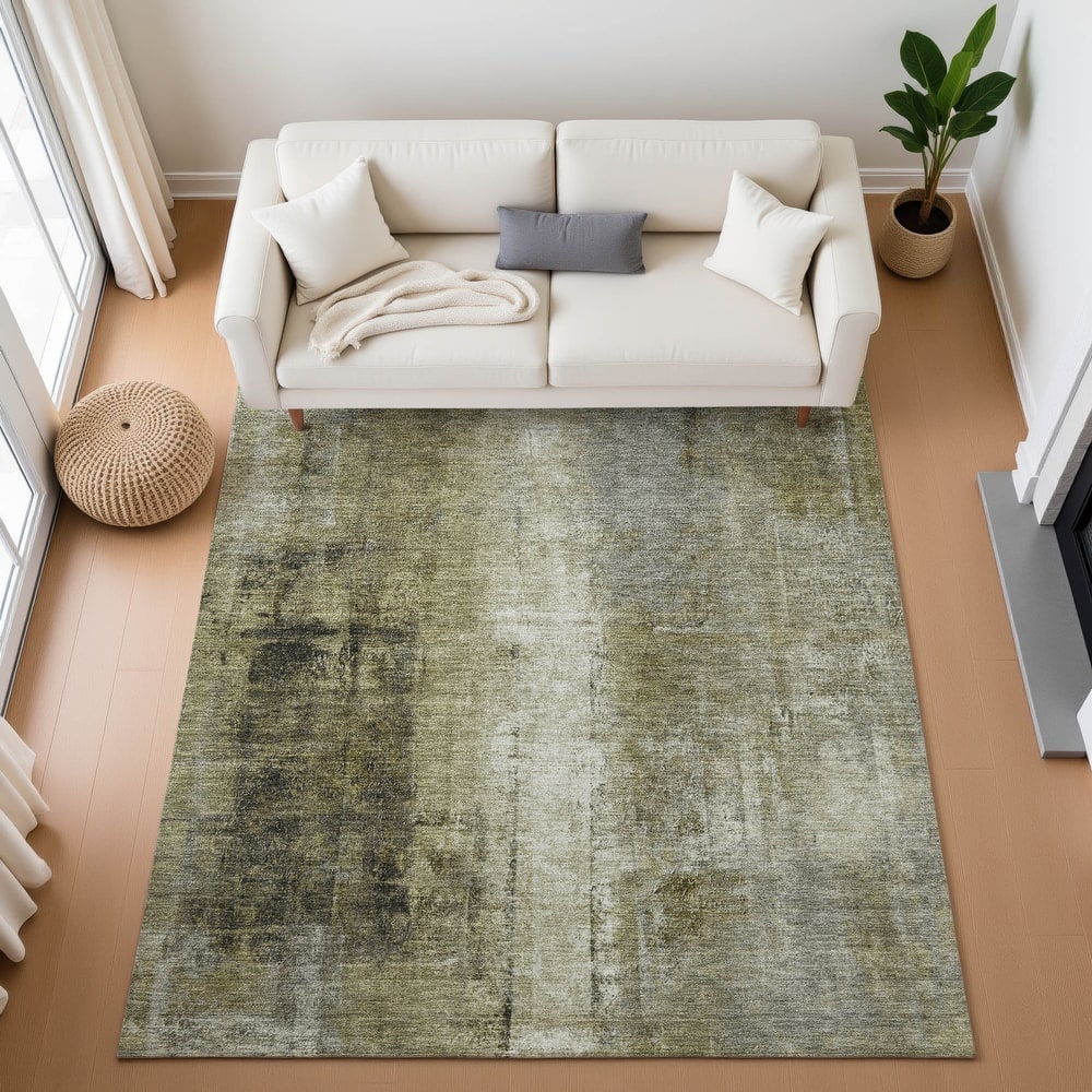 Premium Washable Super Soft Ombre Solid Mayfield Rug