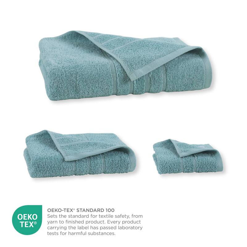 Martex Ultimate Performance Cotton Low-Lint Soft Absorbent Towel Set