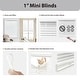 preview thumbnail 3 of 3, White Cordless Room Darkening Eco Mini Blinds with 1 in. Slats
