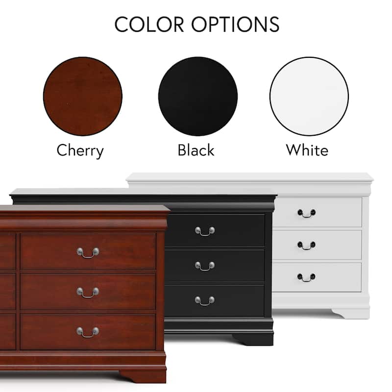 Furniture of America Devi Traditional Solid Wood 6-Drawer Dresser